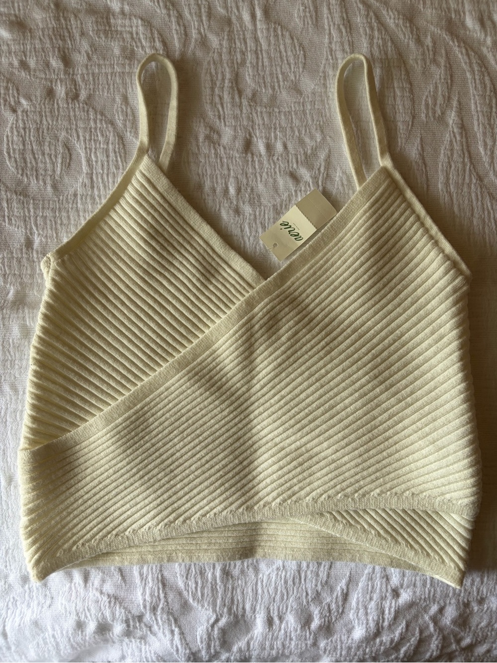 Aerie Cross Front Sweater Tank Top - Picture 1 of 4